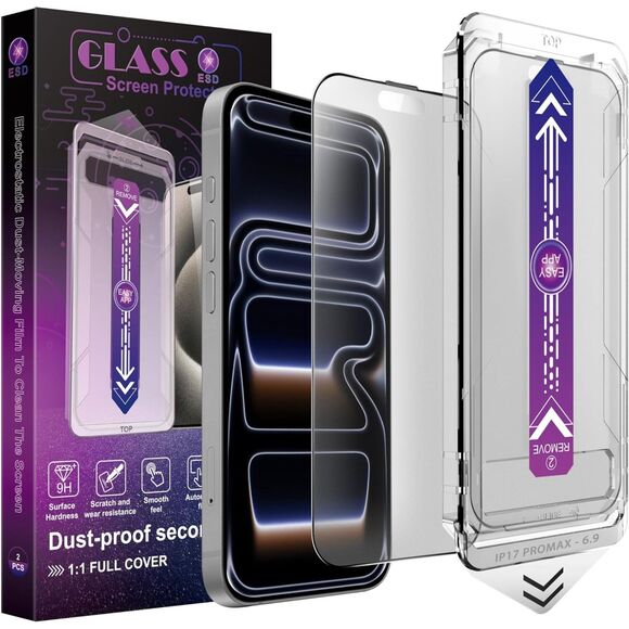 Source Unknown Other - 2-Pack Matte Screen Protector for iPhone 17 Pro Max (6.9")